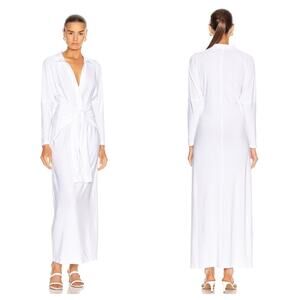 NWT Norma Kamali long sleeve shirt dress